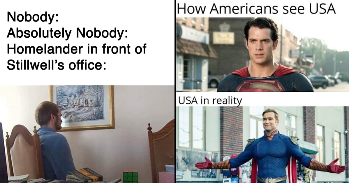 19 Funny Memes About Homelander, The Superhero From 'The Boys' That We Love  To Hate