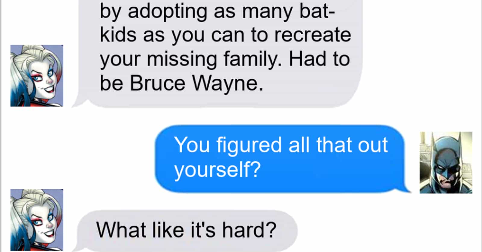 25 Of The Best DC Villains Text Conversations