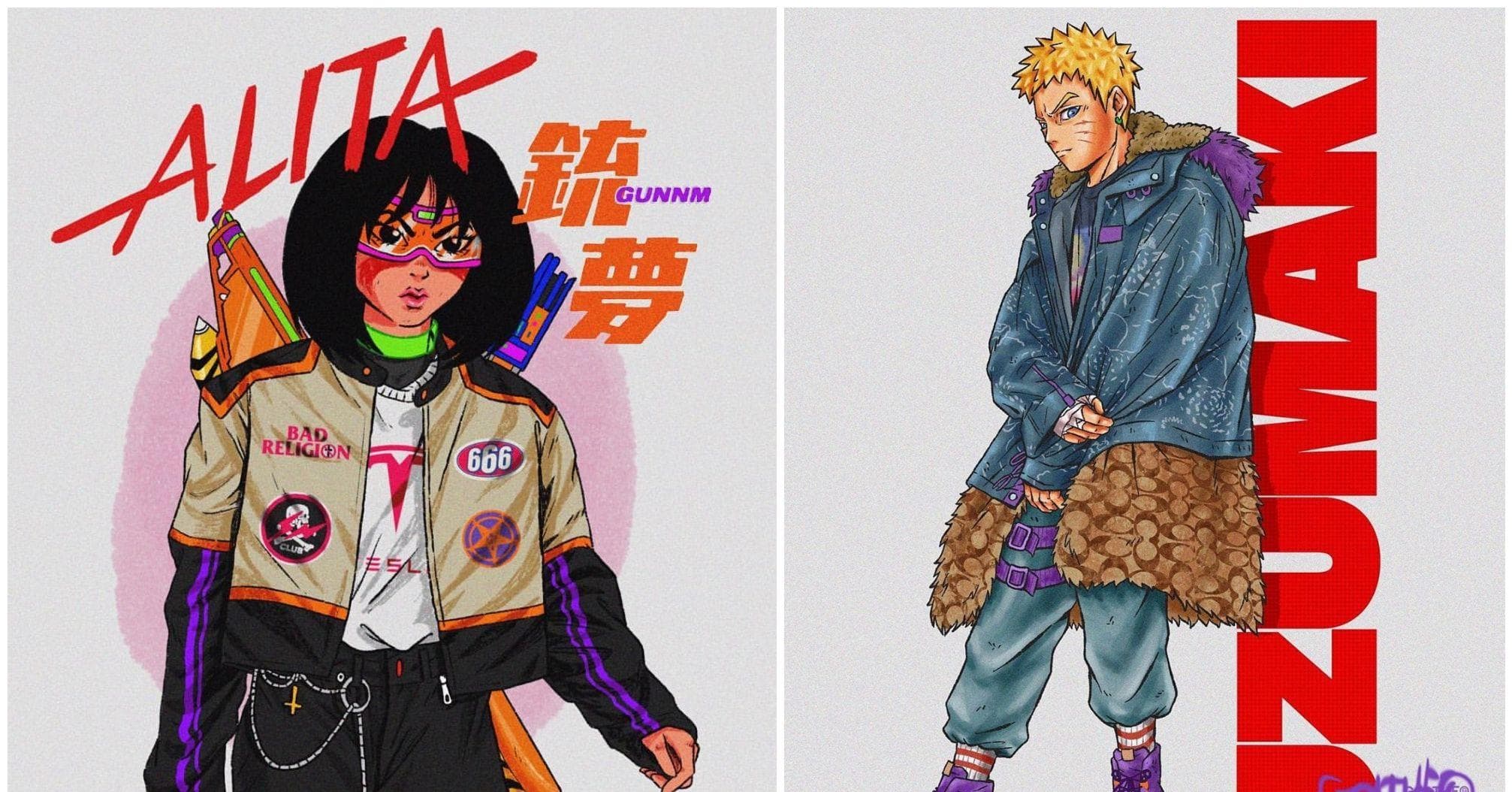 This Artist Reimagines Your Favorite Anime Characters In Streetwear Clothing Anime/manga » my hero academia. this artist reimagines your favorite anime characters in streetwear clothing
