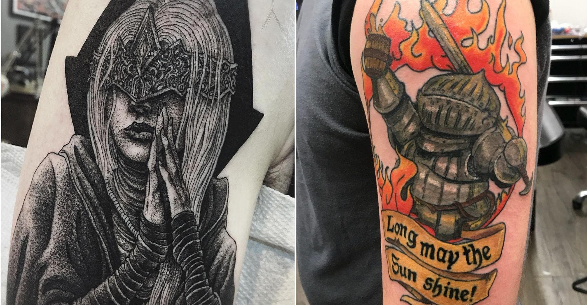 dark souls sun tattoo