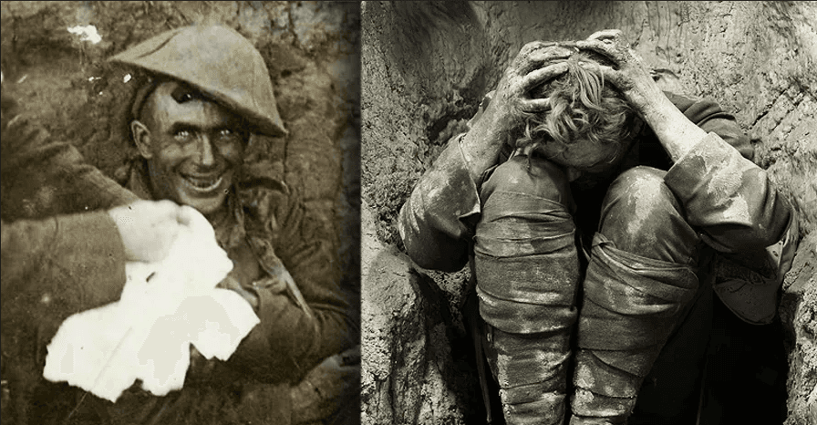 15 Harrowing Photos of Soldiers In Complete Shell Shock