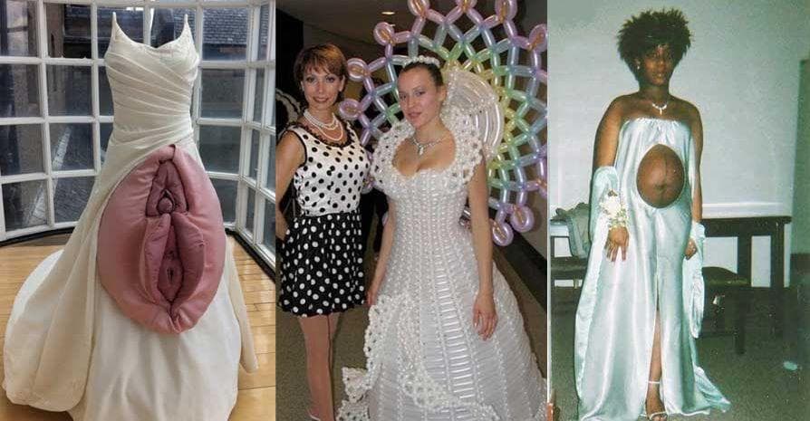 20 Horrible Wedding Dresses