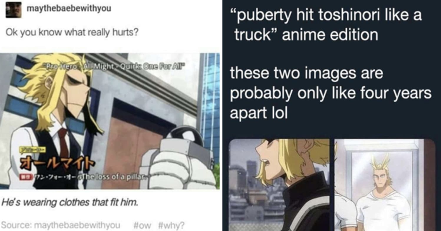 Fans Are Sharing Things About All Might We Never Noticed Before
