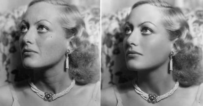 Doctored Photos Of Old Movie Stars Photoshopped...
