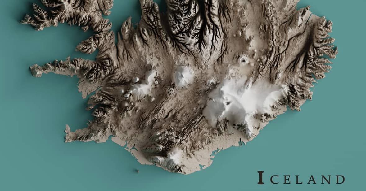Mesmerizing Topographical Maps That Show The World In A New Light