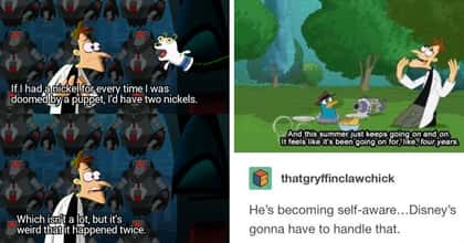 20 Moments From 'Phineas And Ferb' That Were Clearly Aimed At The Adults In The Audience