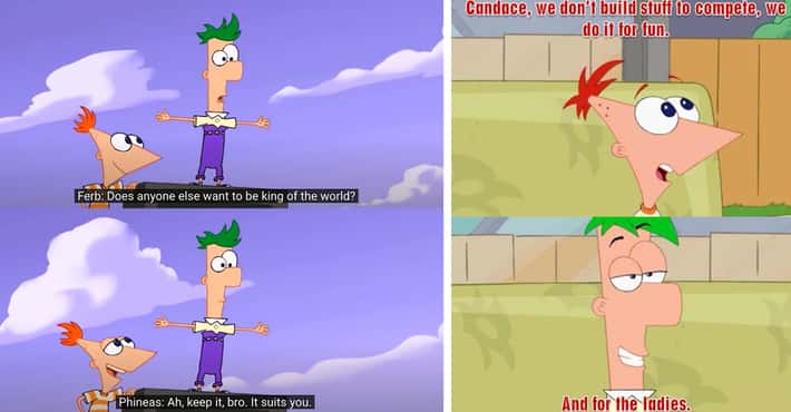Ferb's Funniest Moments, Ranked