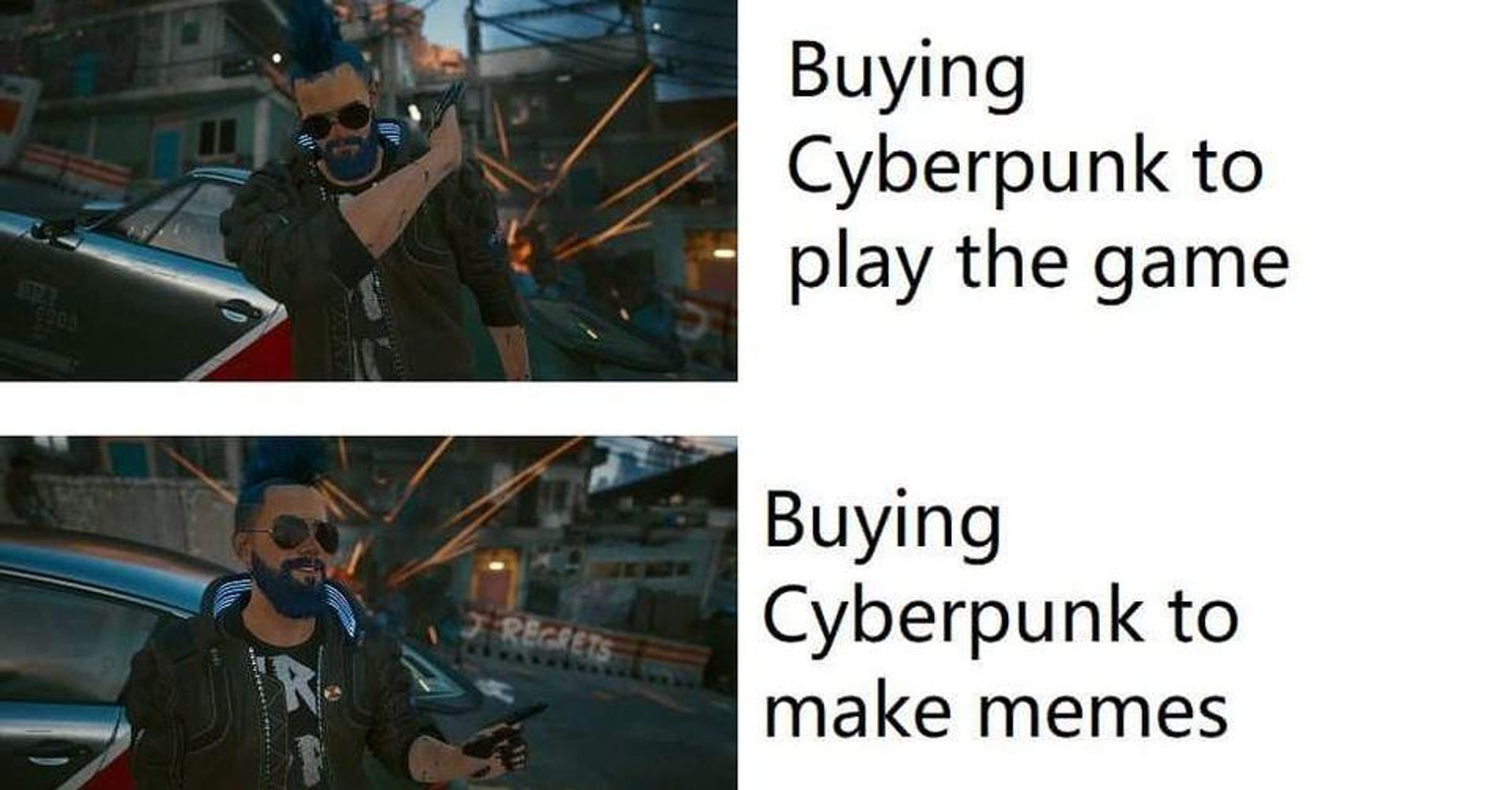 The 17 Funniest 'Cyberpunk 2077' Memes Ranked From Best To Worst