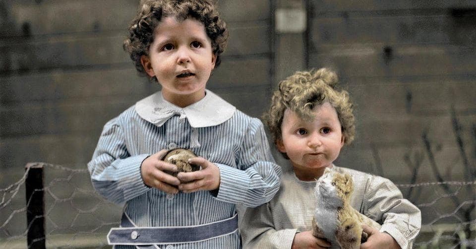 colourised historical photos