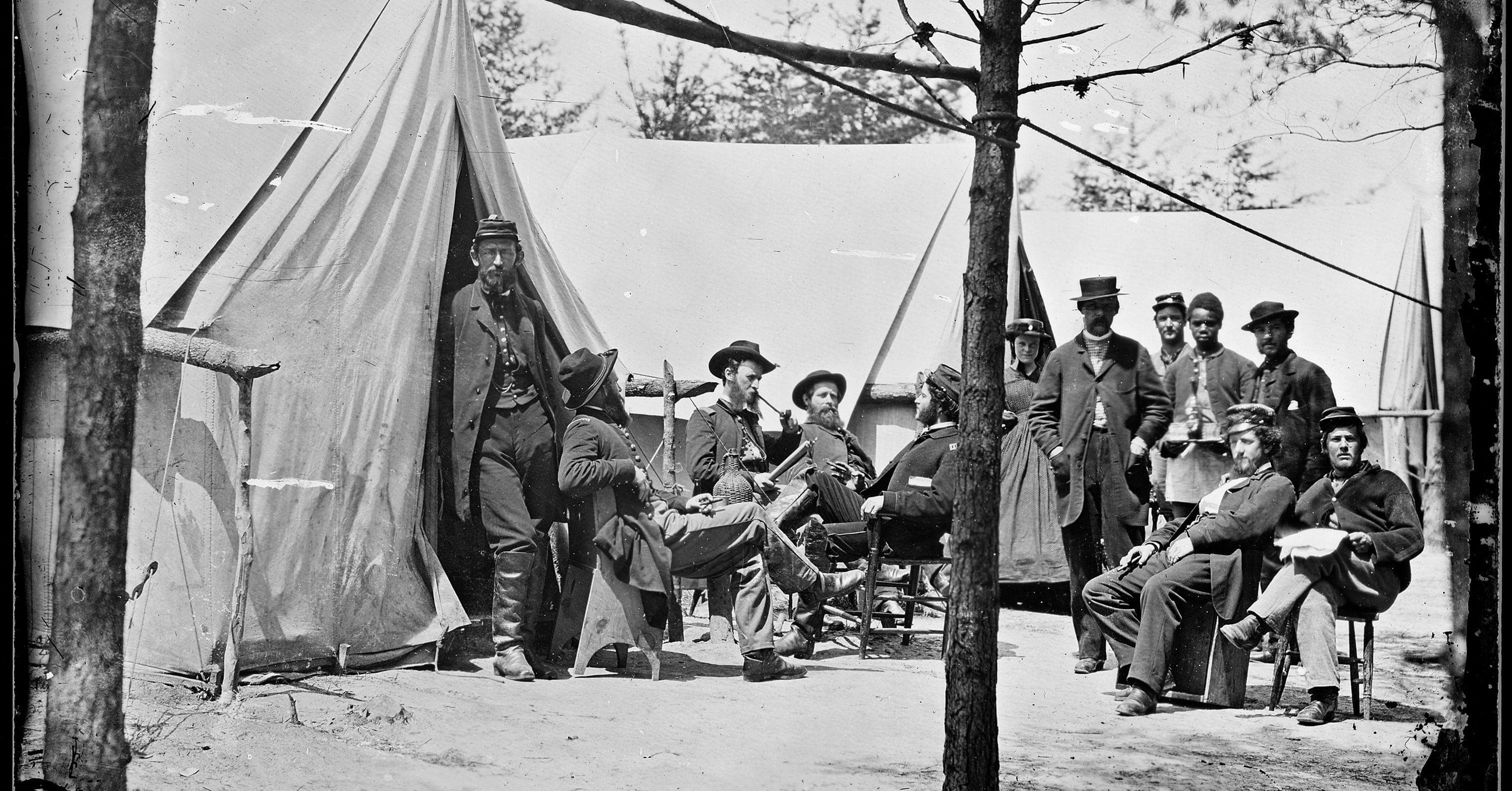 This 1861 Civil War photo shows a powder monkey, a young boy who