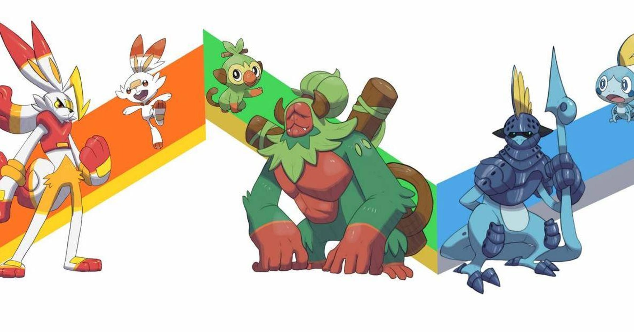 The 'Pokémon Sword' and 'Shield' Starters Already Have Tons of Fan Art