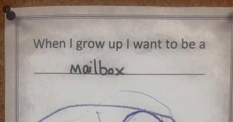 Kids Who Answered the "When I Grow Up" Prompt Perfectly