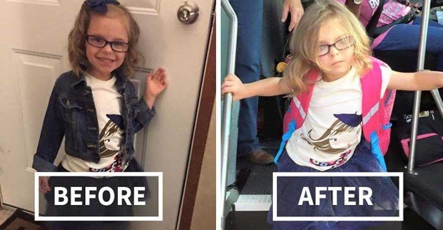 25 Funny First Day of School Pictures
