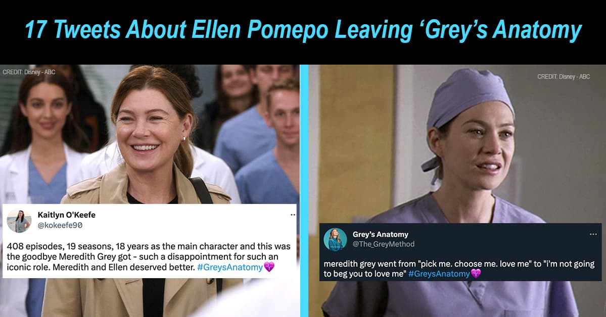 17 Tweets About Ellen Pompeo's Underwhelming Exit From 'Grey's Anatomy' After 19 Seasons