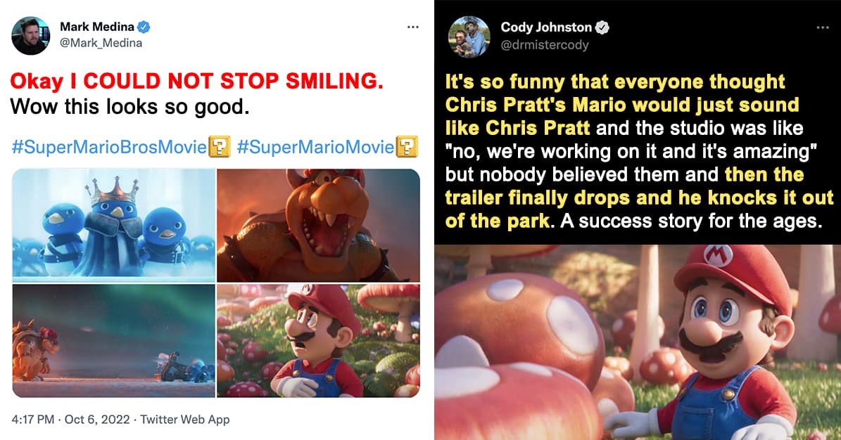 Not So 'Super Mario'? Nintendo Fans Are Split Over Chris Pratt's Role In Their New Movie Adaptation