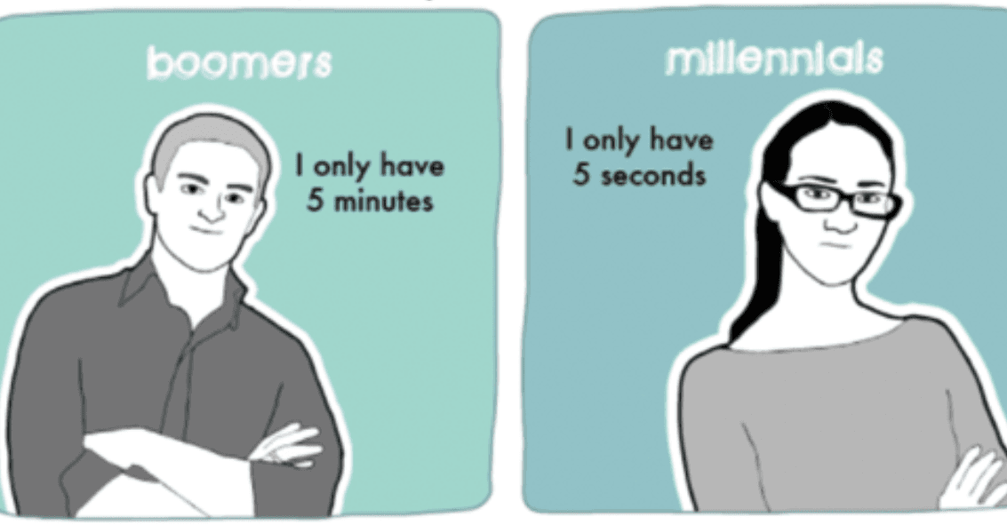 Someone Illustrated The Difference Between Millennials And Baby Boomers In  10 Comics