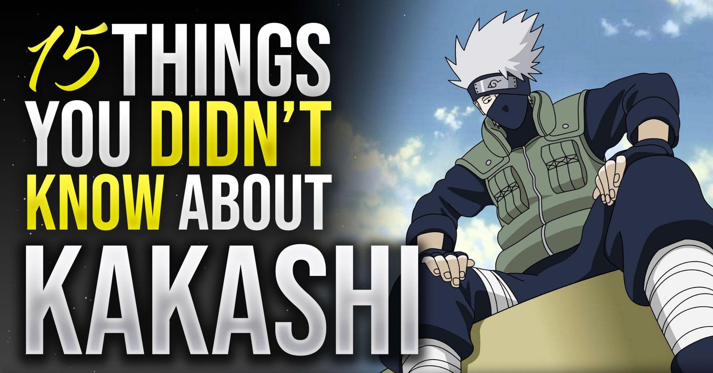 Why Does Kakashi Always Wear a Mask in 'Naruto' and Is His Face Ever Shown?