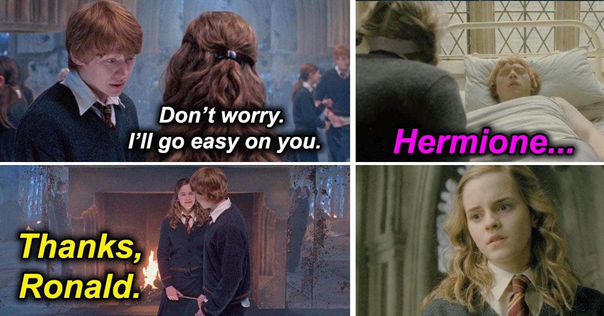 29 Classic Ron &amp; Hermione Moments From �Harry Potter� That