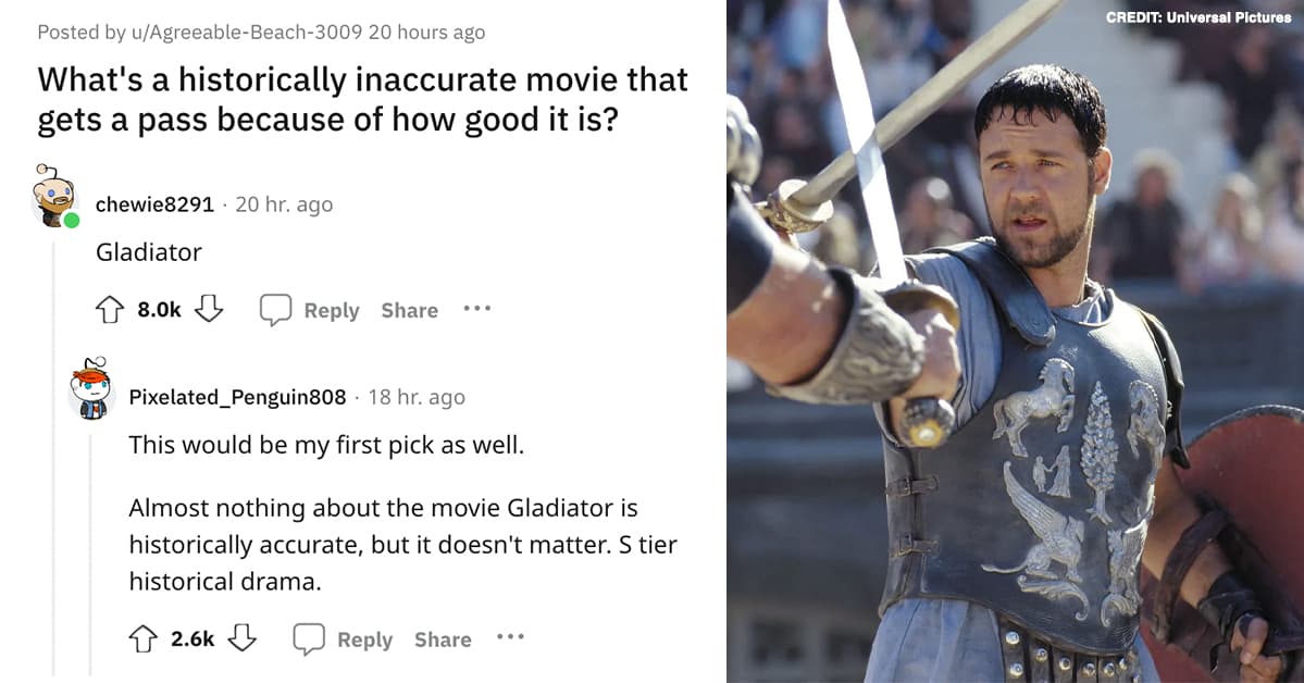 16 Historical Movies That Are Beloved Despite Their Glaring Inaccuracies