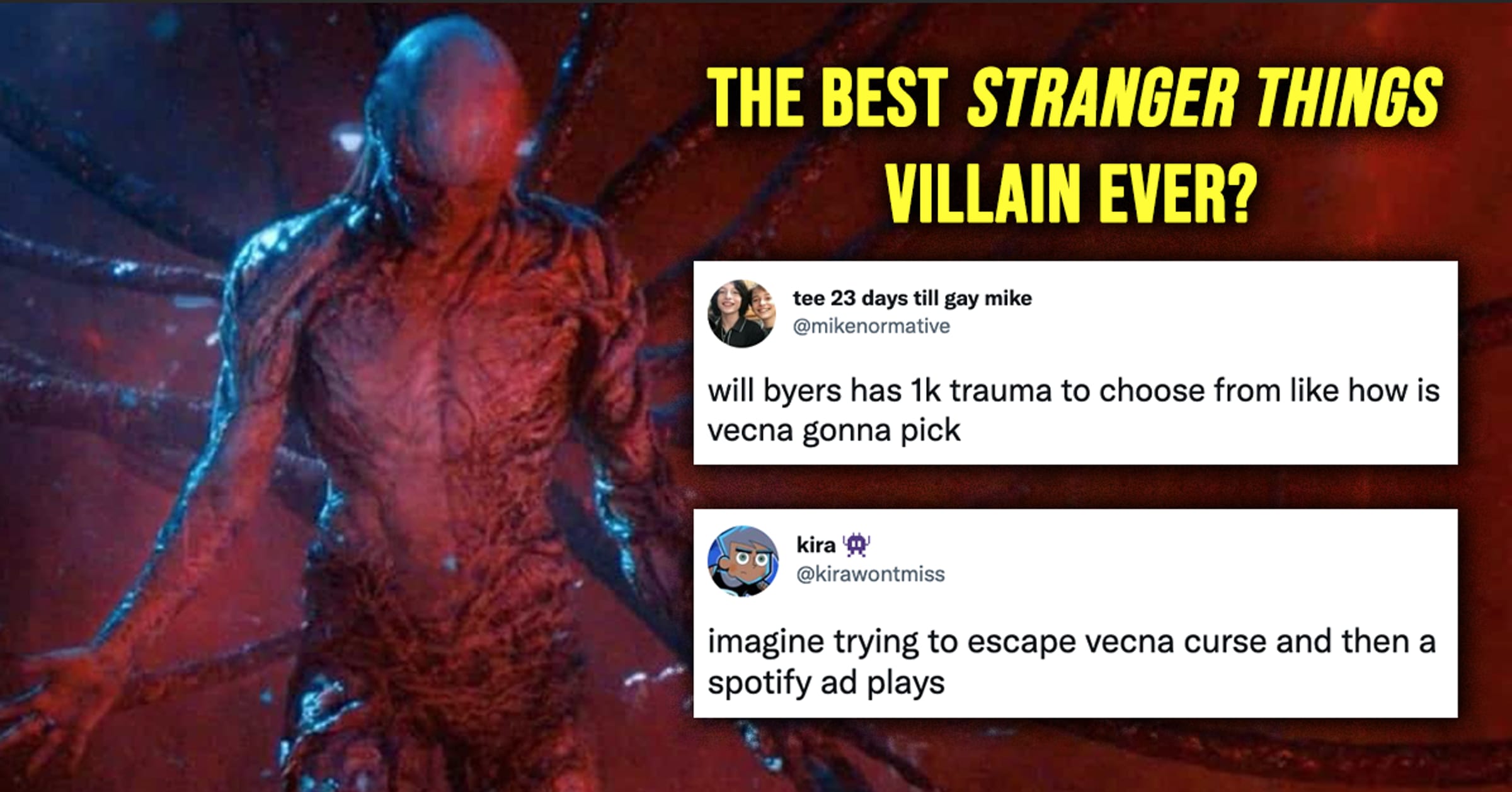 These 41 Stranger Things memes are so good even Vecna is Running Up That  Hill to see them