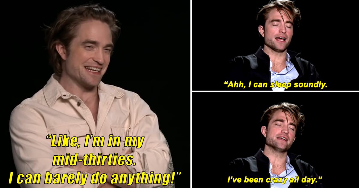 27 Robert Pattinson Interview Moments That Made Us Say 