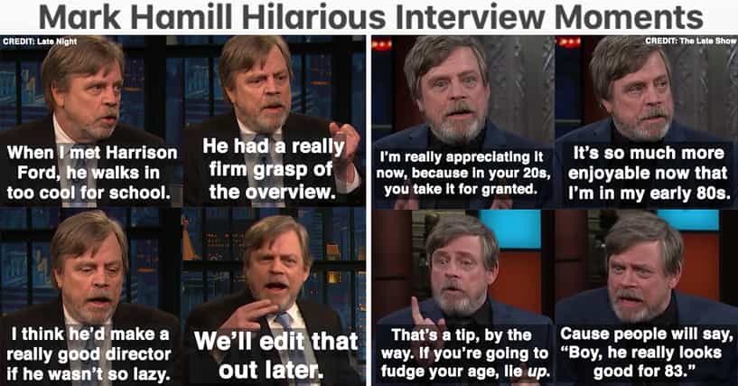 15 Mark Hamill Interview Moments That Prove He's Full Of Surprises