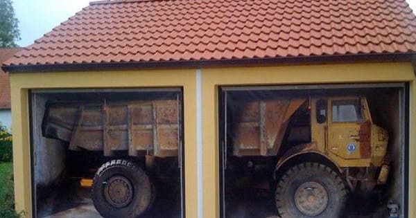 Garage Art Cool Garages And Garage Doors   The Most Creative Garage Door Art Of All Time U1