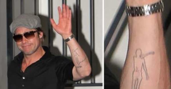Brad Pitt Tattoos | List of Brad Pitt Tattoo Designs