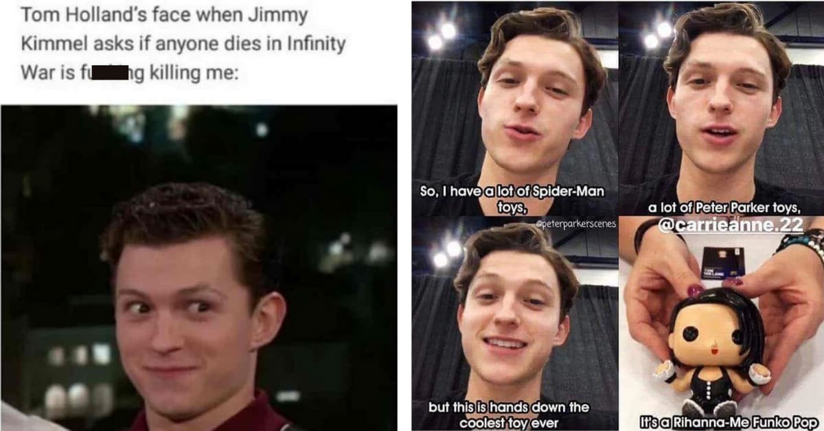 20 Tom Holland Memes That Prove He S A Wholesome Heartthrob
