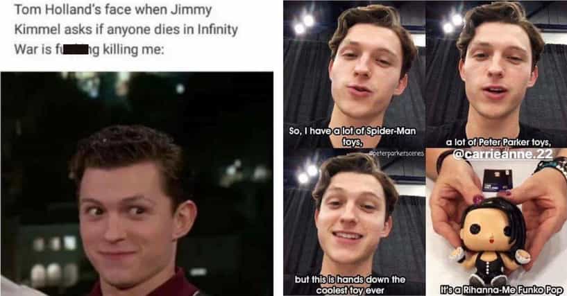 20 Tom Holland Memes That Prove He S A Wholesome Heartthrob