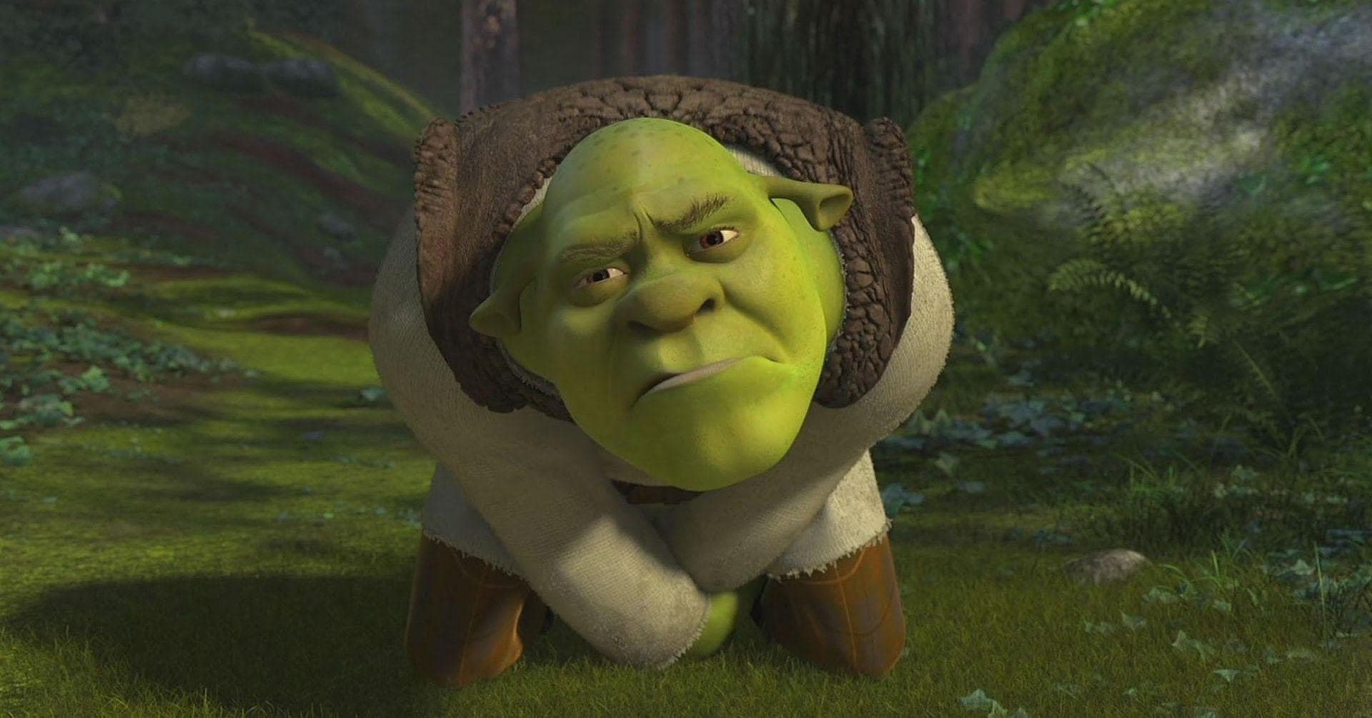 Shrek Meme Discover more interesting Donkey, Face, Giant, Green memes.