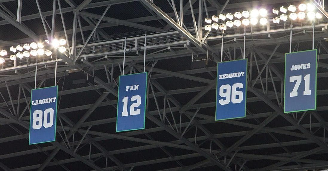 Seahawks hot sale retired numbers