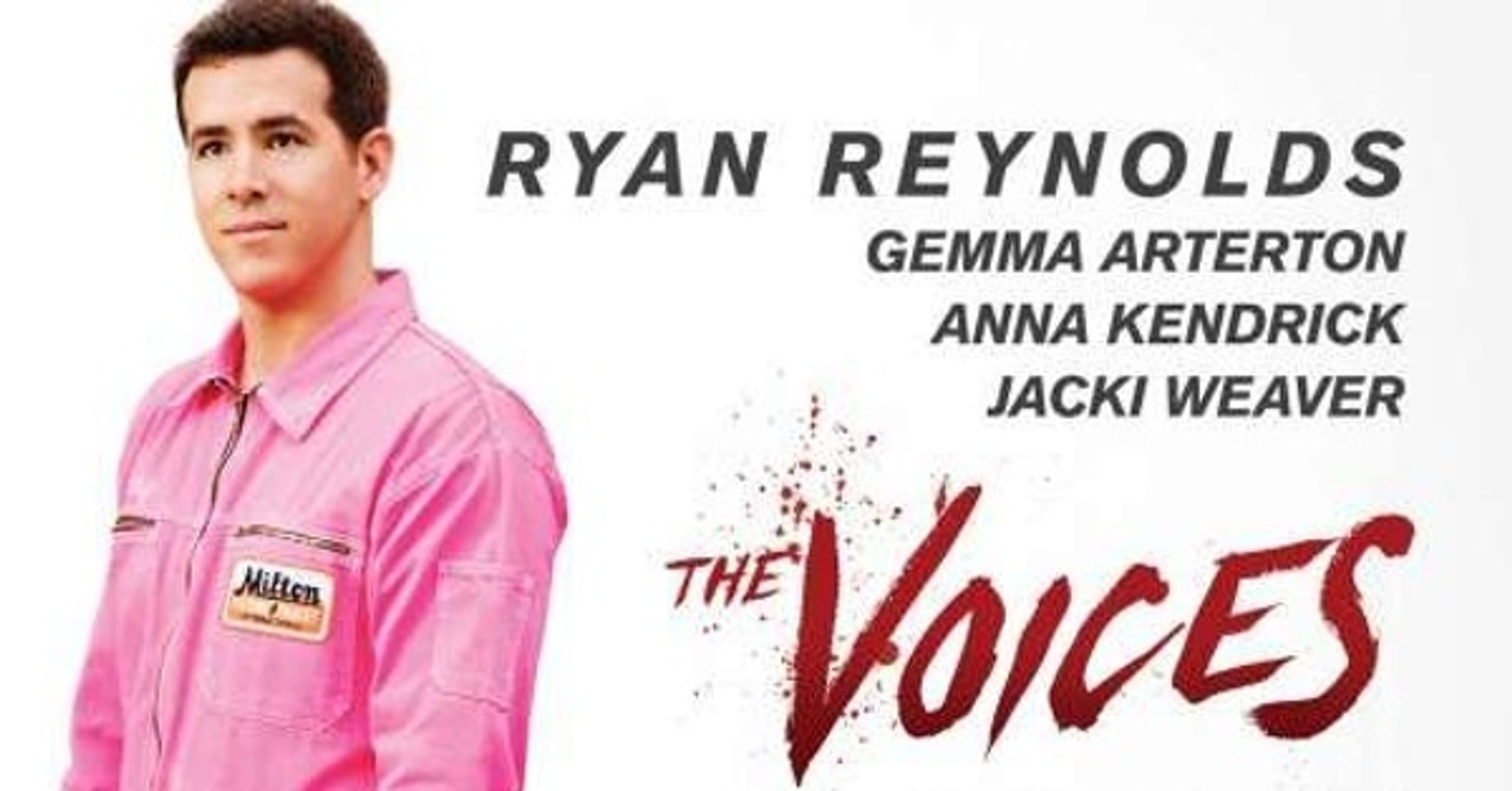 New Images Of Ryan Reynolds In The Voices, Movies