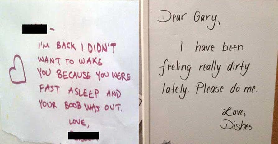20 Funny Roommate Notes That'll Make Living Alone Look Great