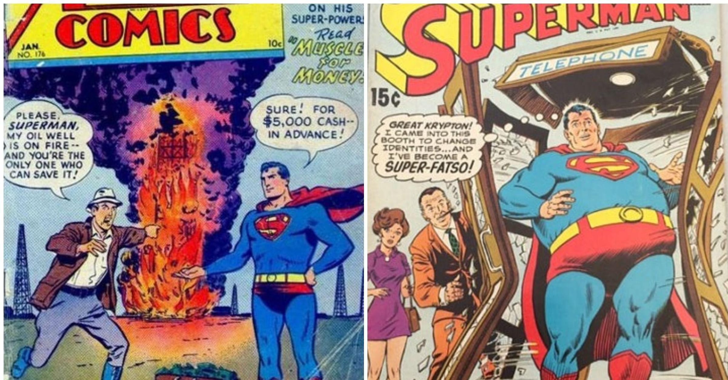 first superman comic strip