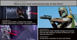 20 Controversial 'Star Wars' Hot Takes That Just Might Cause A Disturbance In The Force