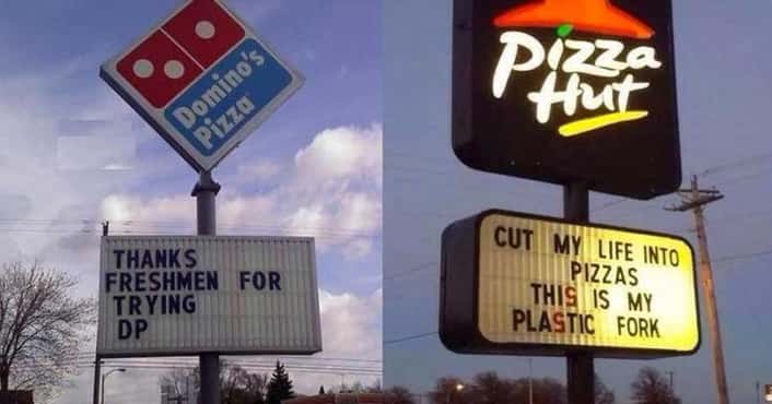 Hilarious Pizza Signs in the Wild
