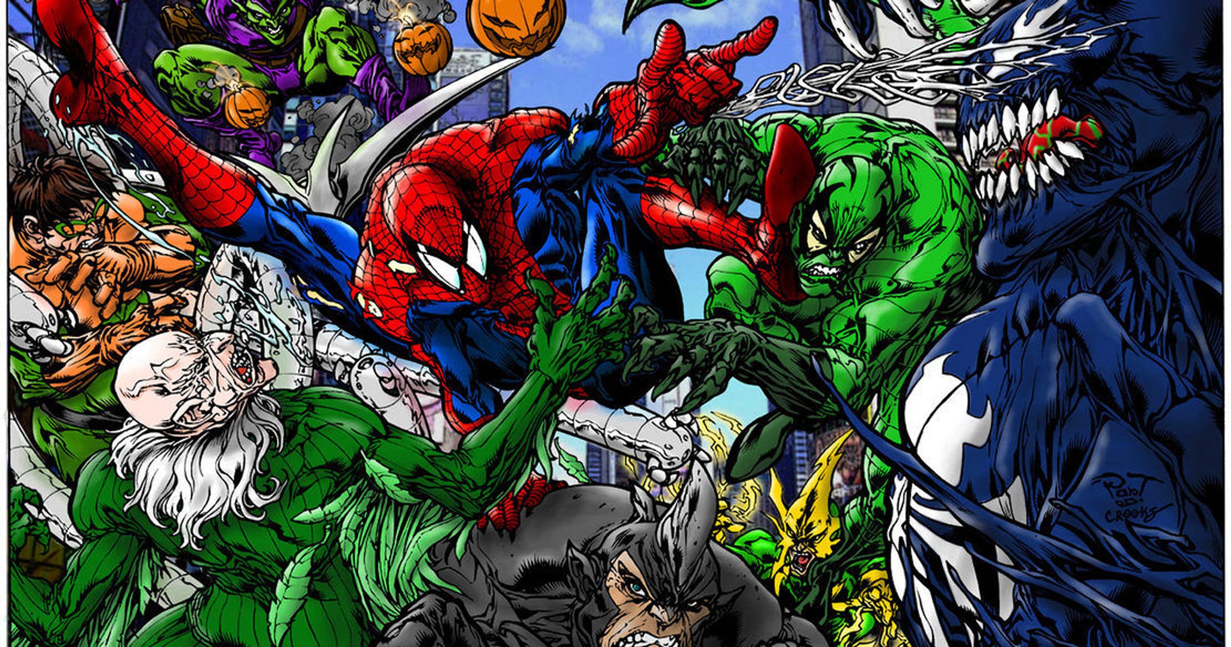 ultimate spiderman cartoon characters