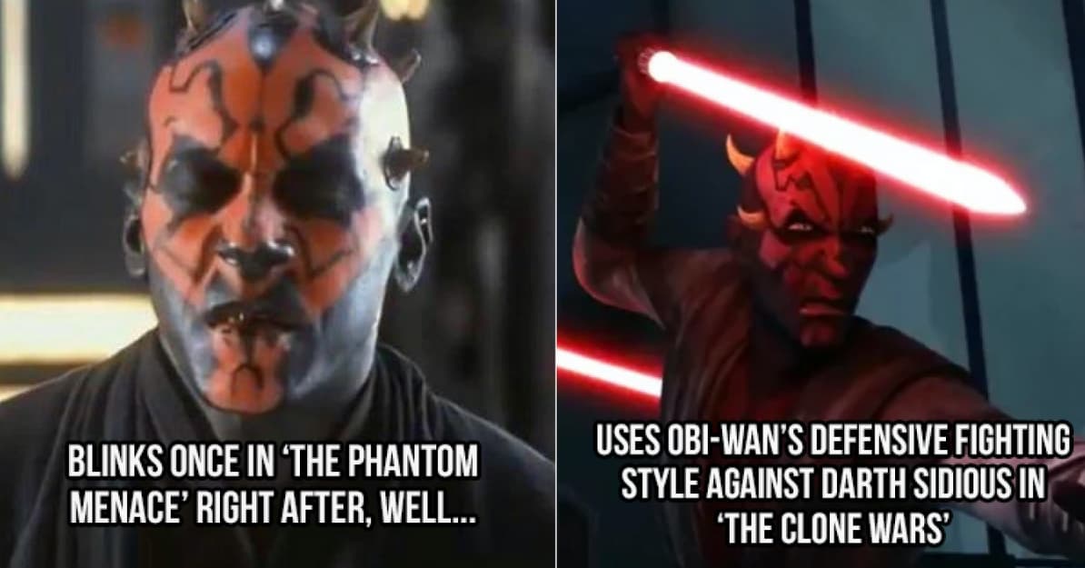 Small But Interesting Details About Darth Maul Fans Noticed