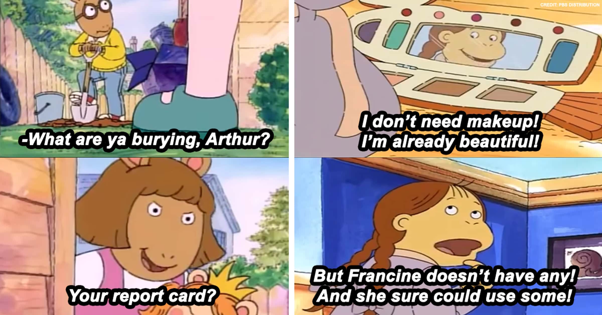 18 Times The Characters From 'Arthur' Threw Some Serious Shade