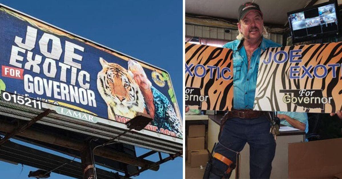 13 Insane Pieces Of Joe Exotic Campaign Materials