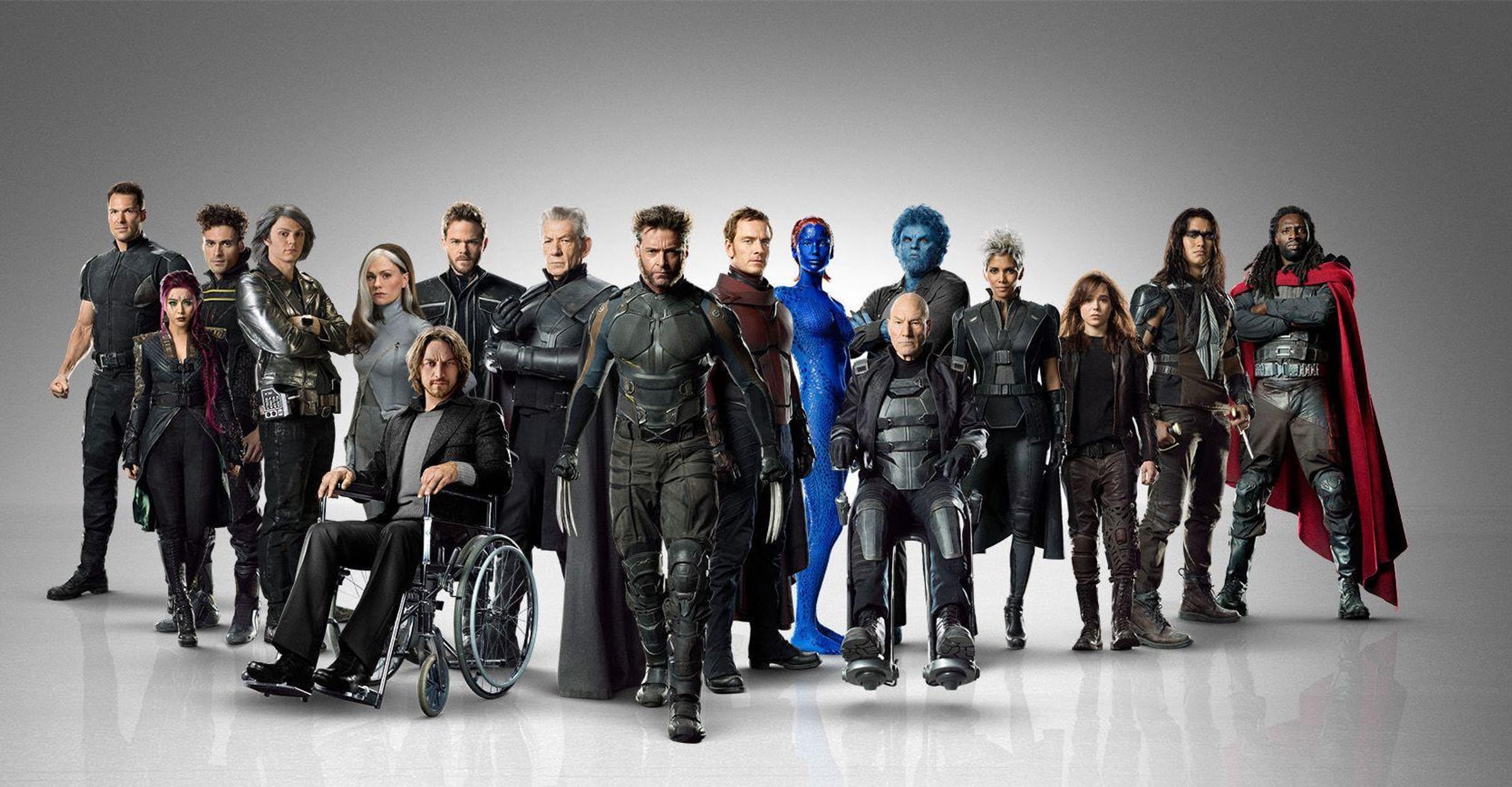 x men movie characters names