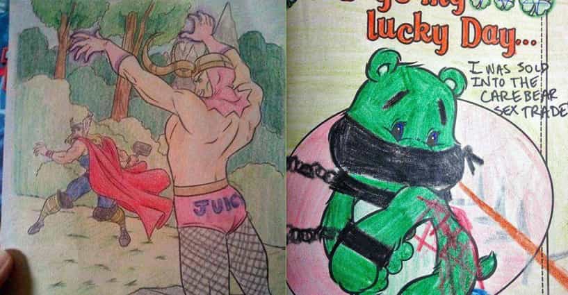 24 Hilarious Sexual Corruptions of Coloring Book Characters