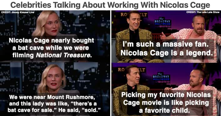 What Celebs Have Said About Working with Him