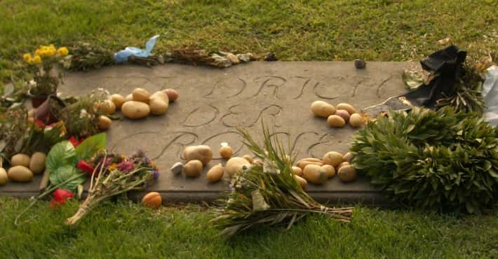 Weird Stuff People Leave at Famous Graves