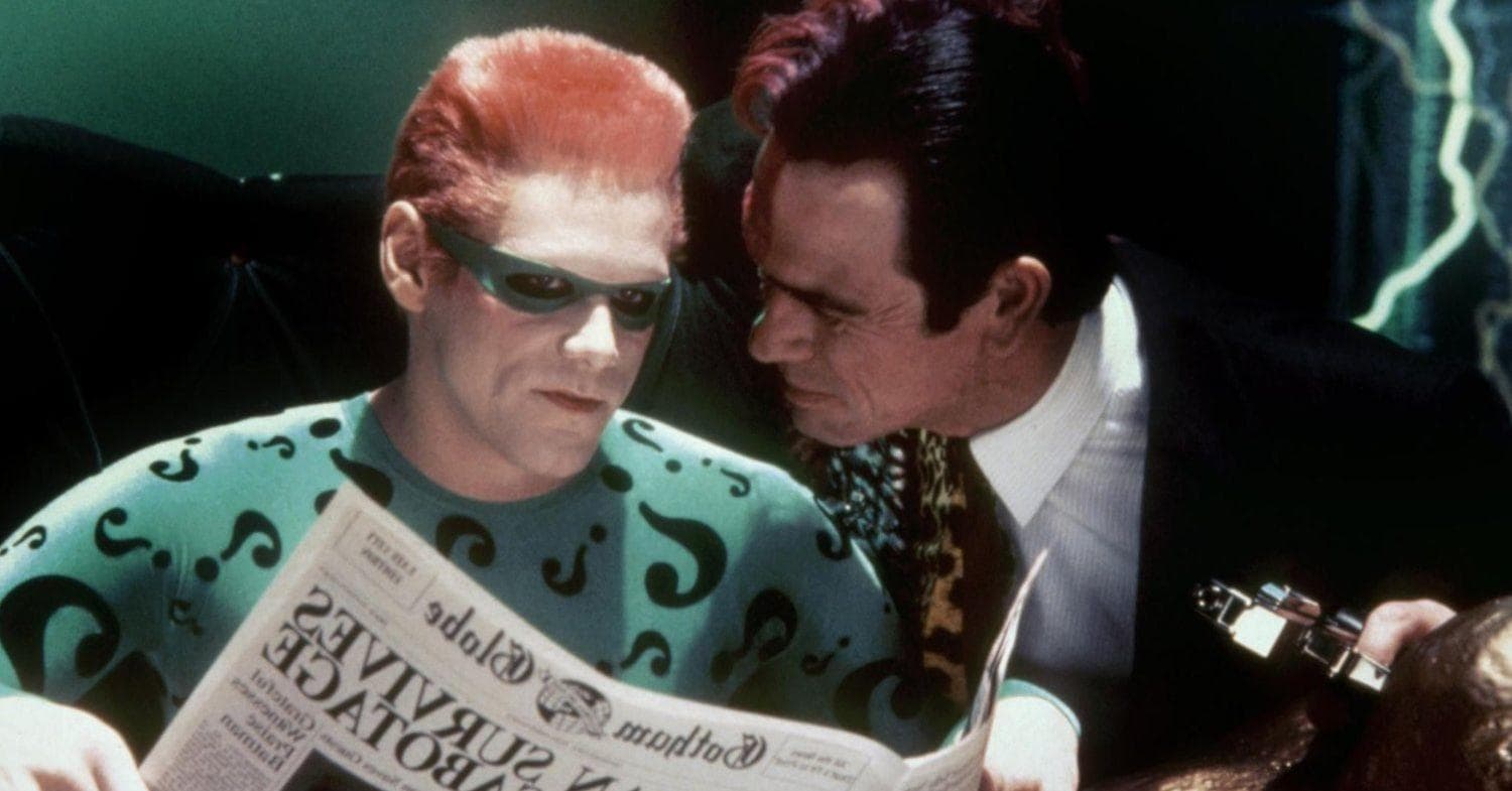 Batman Forever' Behind The Scenes: Tommy Lee Jones & Jim Carrey's Feud &  More