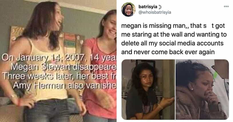 ♡ on X: megan is missing man,, that shit got me staring at the wall and  wanting to delete all my social media accounts and never come back ever  again  /