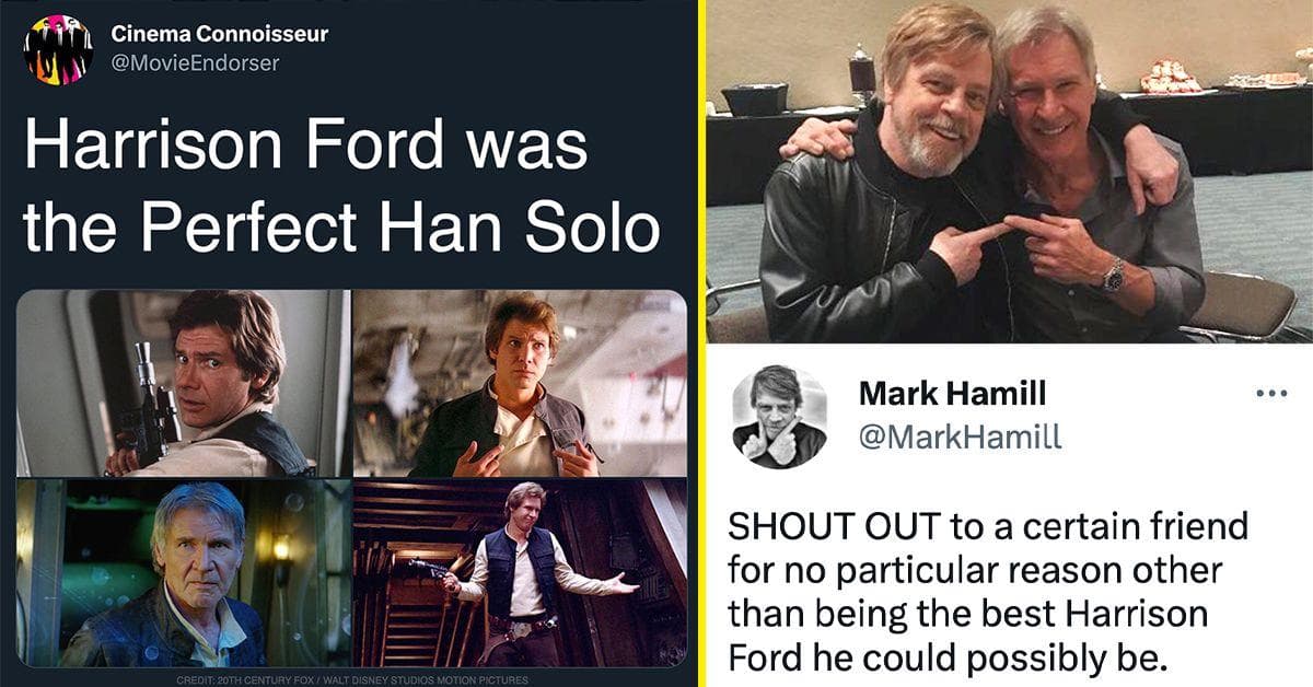 14 Posts About Harrison Ford That Prove He Was Perfectly Cast As Han Solo In 'Star Wars'