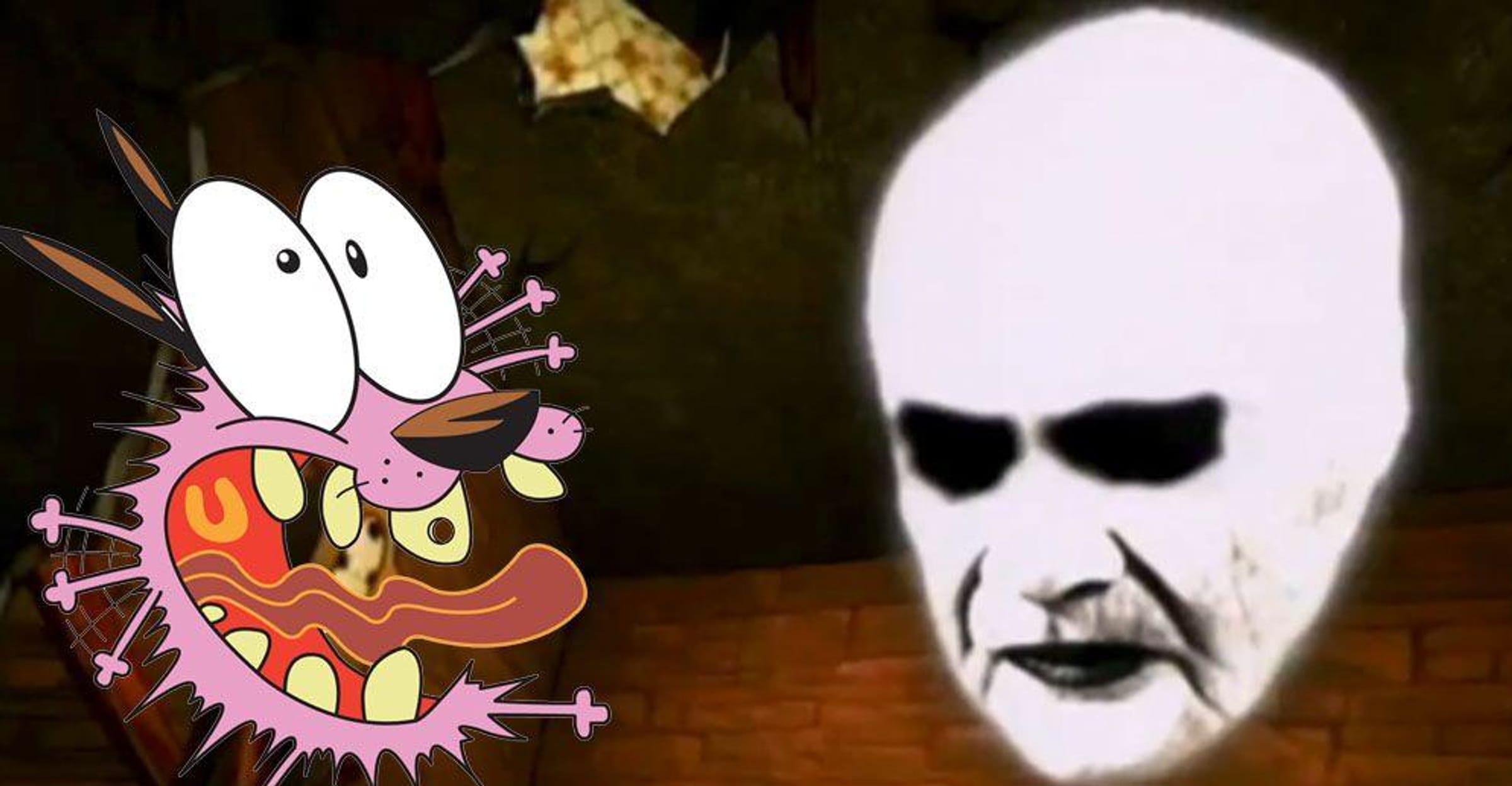 courage the cowardly dog scared