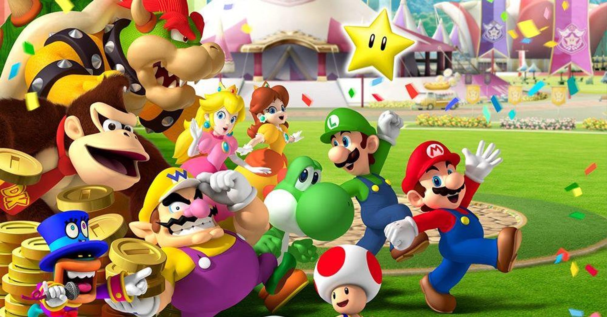Super Smash Bros Ultimate - Mario, Luigi, Yoshi, Wario vs. Bowser (Super  Mario 64 DS) 